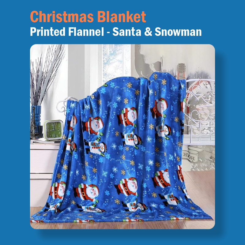 Christmas Printed Flannel Blanket