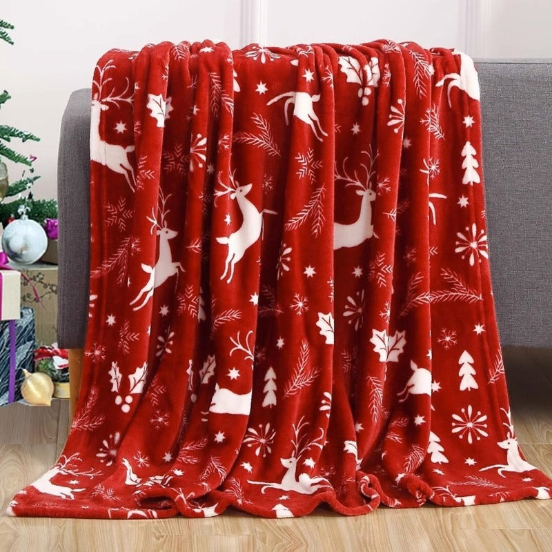 Christmas Printed Flannel Blanket