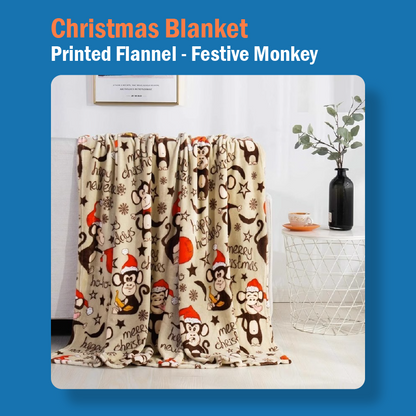 Christmas Printed Flannel Blanket