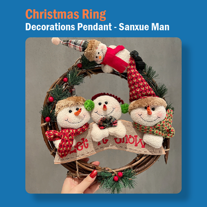 Christmas Ring Decorations Pendant