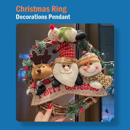 Christmas Ring Decorations Pendant